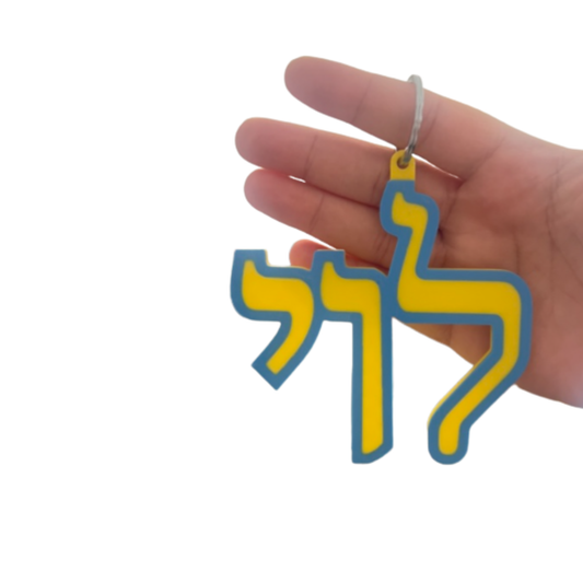 תגית שם עברית